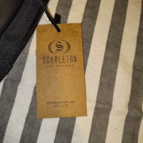 Black scarleton reverse shoulder bag - Picture 3 of 4